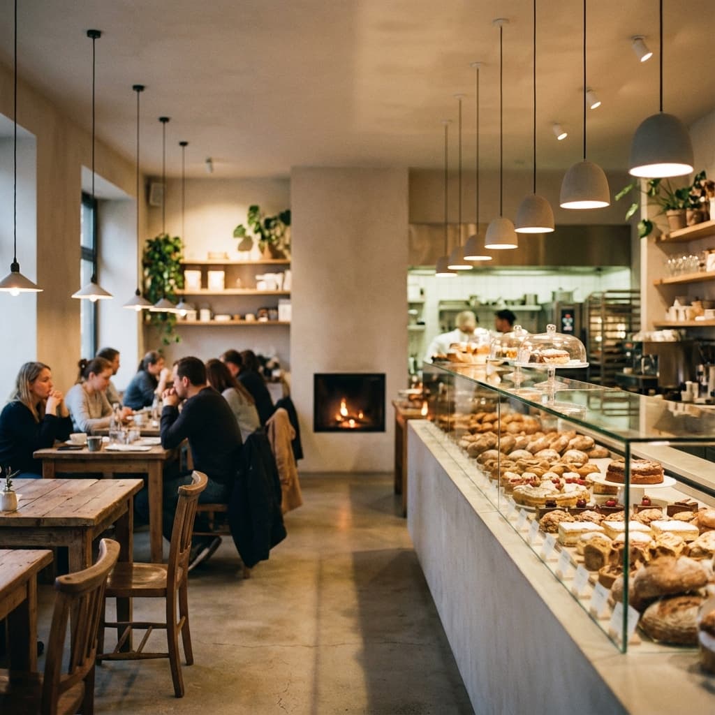 Interior da Bendito Doce